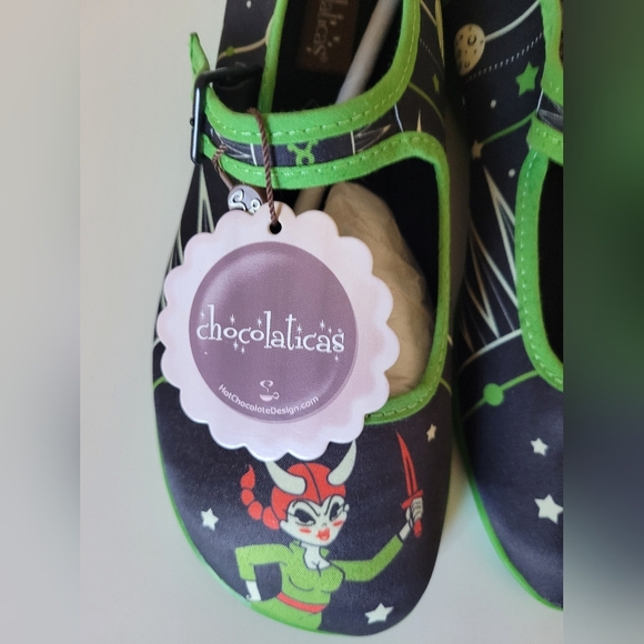 Hot Chocolate Chocolaticas Zodiac Taurus Mary Janes, BNWT, Size 35 - Picture 11 of 11
